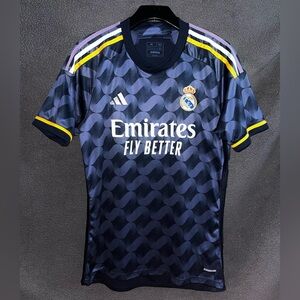 Men’s Authentic Adidas Real Madrid CF 2023/24 Away  Jersey Size M